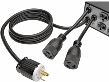 3000VA 2.7kW Double-Conversion UPS, 8 Outlets, 2U, Pure Sine Wave
