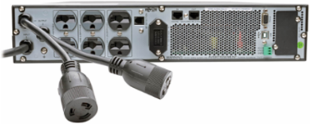 3000VA 2.7kW Double-Conversion UPS, 8 Outlets, 2U, Pure Sine Wave