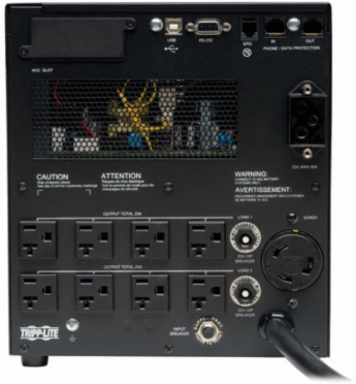 SmartOnline 3000VA 2.7kW Tower UPS, Pure Sine Wave, 9 Outlets, LCD