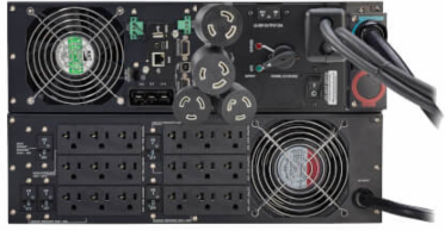 SmartOnline 5000VA 4500W 120/208V Online Double-Conversion UPS with Stepdown Transformer and Maintenance Bypass - 5-20R/L6-20R/L6-30R Outlets, L6-30P Input, Network Card Included, Extended Run, 6U