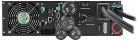 SmartOnline 5000VA 4500W 208V Online Double-Conversion UPS with Maintenance Bypass - L6-20R/L6-30R Outlets, L6-30P Input, Network Card Included, Extended Run, 3U Rack/Tower