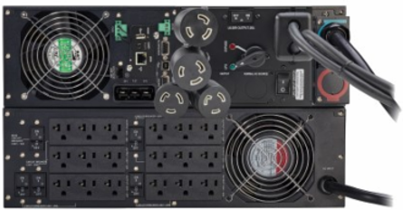 SmartOnline 6000VA 5400W 120/208V Online Double-Conversion UPS with Stepdown Transformer and Maintenance Bypass - 5-20R/L6-20R/L6-30R Outlets, L6-30P Input, Network Card Included, Extended Run, 6U