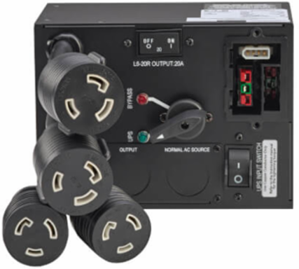 Maintenance Bypass, 5-6kVA SmartOnline UPS, 2 L6-30R and 2 L6-20R Outlets, 0U