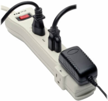 7-Outlet Surge Protector, 2160 Joules, 7 ft. Cord, Light Gray Housing