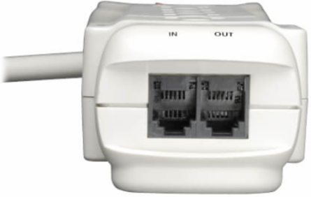 7-Outlet Surge Protector, 12 Ft Cord, 1080 Joules, RJ11 Fax/Modem Protection