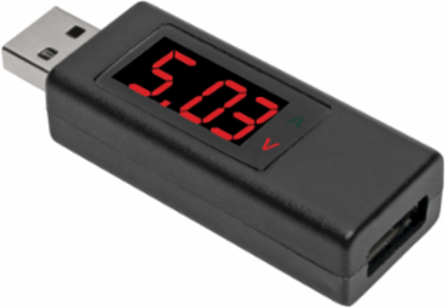USB-A Voltage and Current Tester Kit, 0.54 x 2.05 x 0.87 Inch, USB 3.1 Gen 1