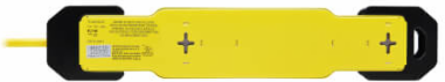 6-Outlet Safety Power Strip with 9 Ft Cord, GFCI Plug & Rugged Metal Case
