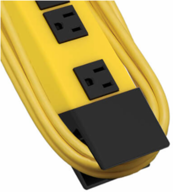 Protect It! 6-Outlet Surge Protector, 1500 Joules, 9 ft. Cord, Metal Case