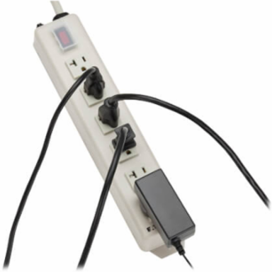 6-Outlet Power Strip, 15 Ft Cord, 20A, Metal Housing