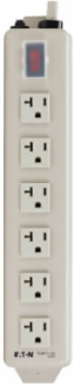 6-Outlet Power Strip, 15 Ft Cord, 20A, Metal Housing