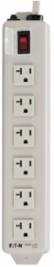 6-Outlet Power Strip, 15 Ft Cord, 20A, Metal Housing
