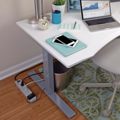 Surge Protector with 6 Right Angle Outlets, 6 ft Cord, 1340 Joules, Metal Case