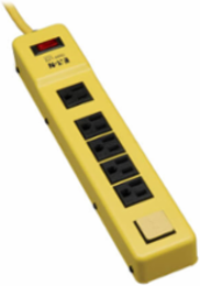 6-Outlet Safety Power Strip with 6 ft Cord, Circuit Breaker & Metal Case