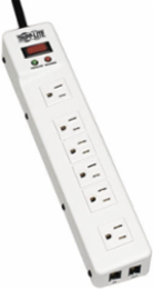 Surge Protector with 6 Right Angle Outlets, 15 Ft Cord, 1340 Joules