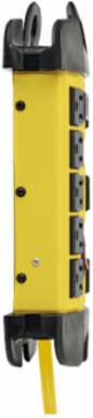 8-Outlet Power Strip, 15 Ft Cord, 1800W, Rugged Metal Case