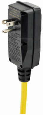 8-Outlet Safety Power Strip with 25 ft Cord, GFCI, Rugged Metal Case