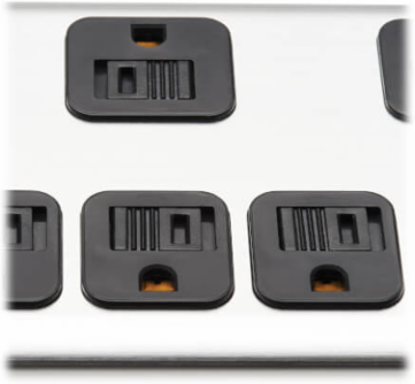 Surge Protector, 8-Outlet, 1 USB-A + 1 USB-C (3.9A Shared), 8 ft Cord, 2100 Joules, Metal Housing