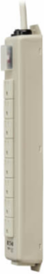 9-Outlet Power Strip with 15 ft Cord, Metal Case, 15A Circuit Breaker