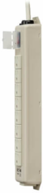 9-Outlet Power Strip with 15 ft Cord, Metal Case, 15A Circuit Breaker