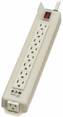 9-Outlet Power Strip with 15 ft Cord, Metal Case, 15A Circuit Breaker