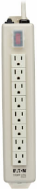 9-Outlet Power Strip with 15 ft Cord, Metal Case, 15A Circuit Breaker