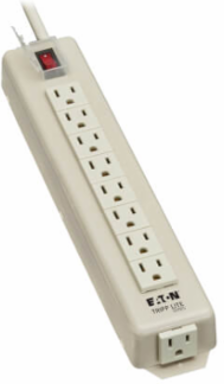 9-Outlet Power Strip with 15 ft Cord, Metal Case, 15A Circuit Breaker
