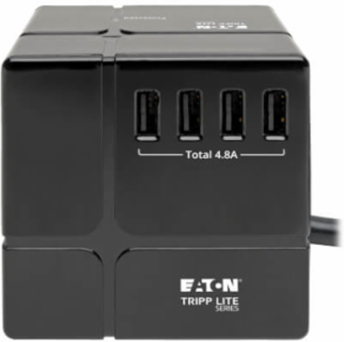 Cube Surge Protector, 3-Outlet, 5-15R, 6 USB Charging Ports, 1800 Joules, 8 ft Cord, Antimicrobial