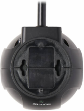 Spherical Surge Protector, 3-Outlet, 4 USB Ports, 8 ft Cord, 5-15P, Antimicrobial