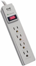Protect It! 4-Outlet Surge Protector, 4 Ft Cord, 450 Joules, 15A