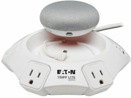 Conference Power Surge Protector, 4-Outlet, USB-C & 3 USB-A Ports, Micro-USB, 8 ft Cord