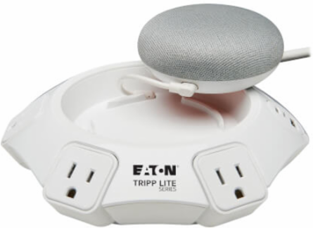Conference Power Surge Protector, 4-Outlet, USB-C & 3 USB-A Ports, Micro-USB, 8 ft Cord