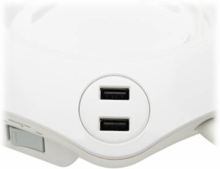 Conference Power Surge Protector, 4-Outlet, USB-C & 3 USB-A Ports, Micro-USB, 8 ft Cord
