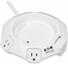 Conference Power Surge Protector, 4-Outlet, USB-C & 3 USB-A Ports, Micro-USB, 8 ft Cord