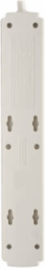 6-Outlet Surge Protector 790 Joules 6 ft. Cord Light Gray Housing