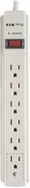 6-Outlet Surge Protector 790 Joules 6 ft. Cord Light Gray Housing