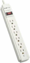 6-Outlet Surge Protector 790 Joules 6 ft. Cord Light Gray Housing