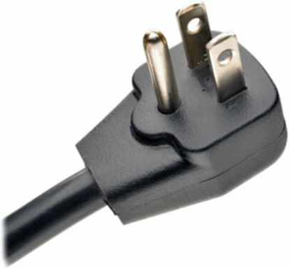 6-Outlet Surge Protector 1440 Joules 6 ft Cord Right-Angle Plug Black