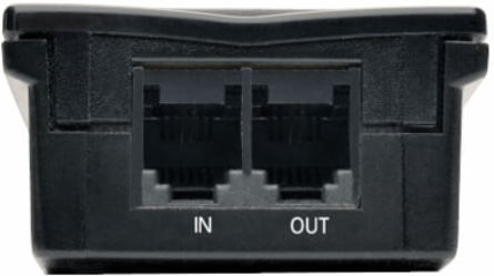 6-Outlet Surge Protector 1440 Joules 6 ft Cord Right-Angle Plug Black