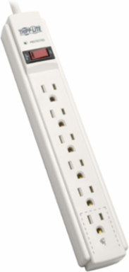 6-Outlet Surge Protector, 6 Ft Cord, 790 Joules, 15A Circuit Breaker
