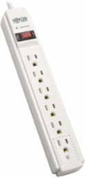6-Outlet Surge Protector, 6 Ft Cord, 790 Joules, 15A Circuit Breaker