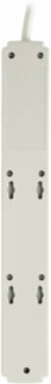 6-Outlet Surge Protector with 6 ft Cord, 990 Joules, 2 USB Charging Ports