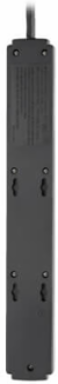 6-Outlet Surge Protector with 990 Joules, 6 ft Cord, 2 USB Ports (2.1A)
