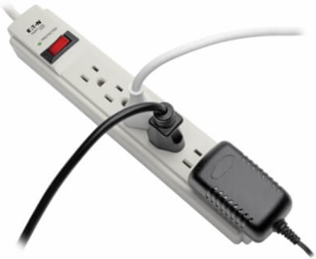 6-Outlet Surge Protector, 15 ft Cord, 790 Joules, Light Gray Housing