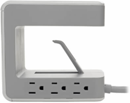 6-Outlet Surge Protector with 8 ft Cord, 1080 Joules, 3A USB-C