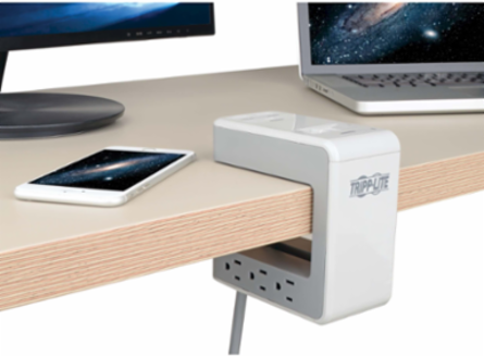 6-Outlet Surge Protector with 8 ft Cord, 1080 Joules, 3A USB-C
