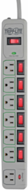 Eco-Surge 7-Outlet Surge Protector, 6 Ft Cord, 1080 Joules, 1800 Watts