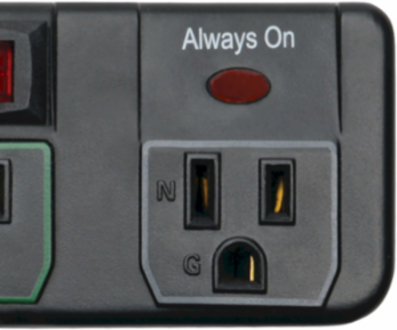 ECO-Surge 7-Outlet Surge Protector, 1080 Joules, 6 ft Cord