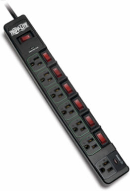 ECO-Surge 7-Outlet Surge Protector, 1080 Joules, 6 ft Cord