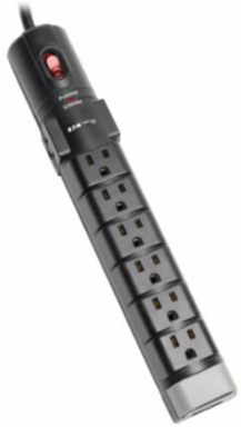 8-Outlet Surge Protector 2160 Joules, 6 ft Cord, Tel/DSL Protection