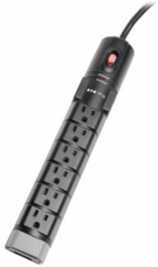 8-Outlet Surge Protector 2160 Joules, 6 ft Cord, Tel/DSL Protection